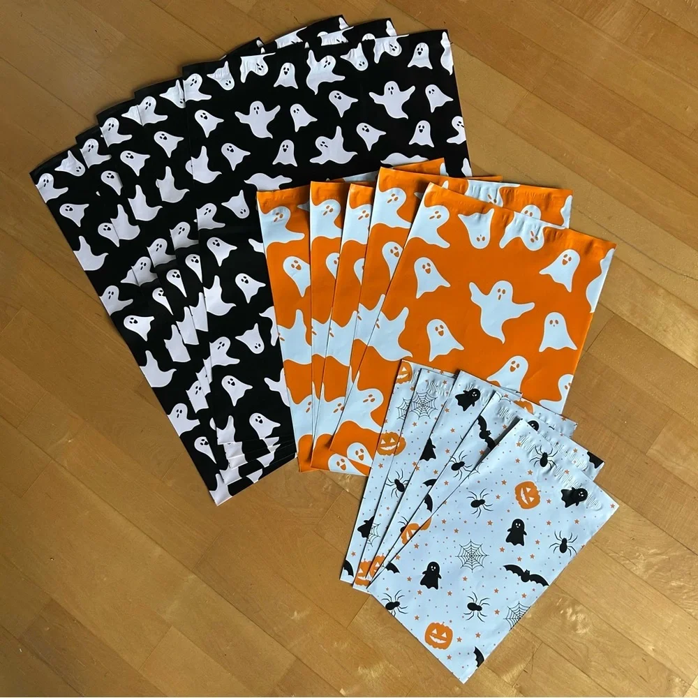 15 Count Polymailer Size Variety Bundle-HALLOWEEN 02 (5/6x9 + 5/10x13 + 5/14x19)
